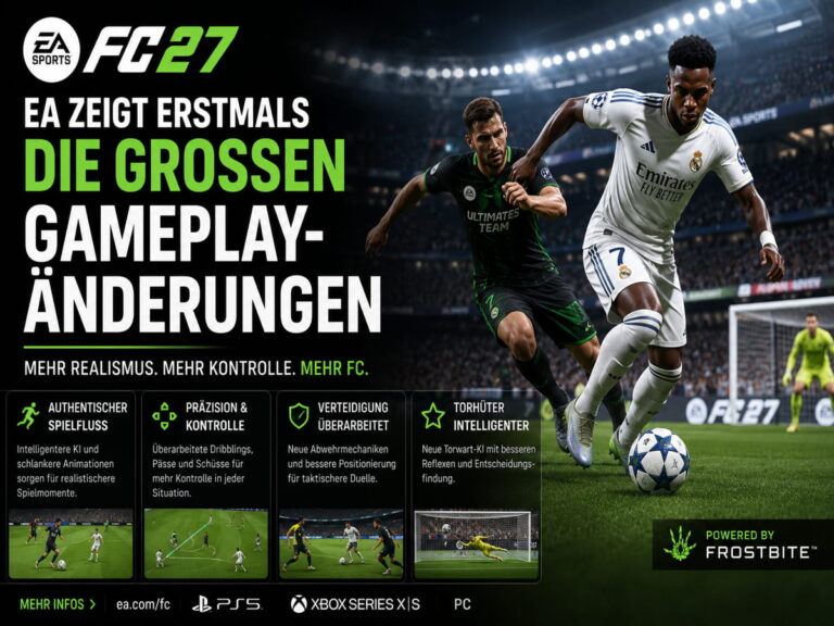 EA zeigt erstmals die großen Gameplay-Änderungen in FC 27