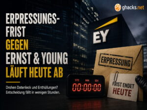 Ernst & Young: ShinyHunters-Frist zur Veröffentlichung gestohlener Daten endet heute
