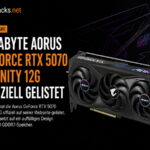 Gigabyte Aorus GeForce RTX 5070 Infinity 12G offiziell gelistet