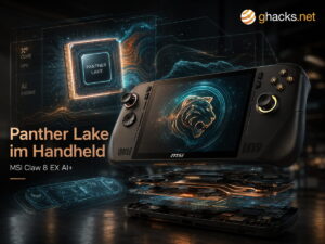 MSI Claw 8 EX AI+ zeigt Intels neue Panther-Lake-Gamingtechnik