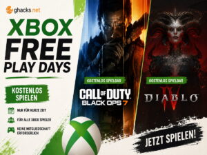 Xbox Free Play Days: Call of Duty Black Ops 7 und Diablo IV kostenlos spielbar