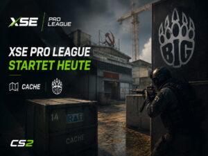 CS2 XSE Pro League startet: Cache, BIG und 1 Million Dollar in Guangzhou