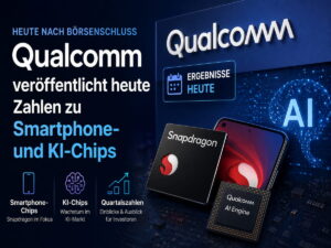 Qualcomm veröffentlicht heute Zahlen zu Smartphone- und KI-Chips