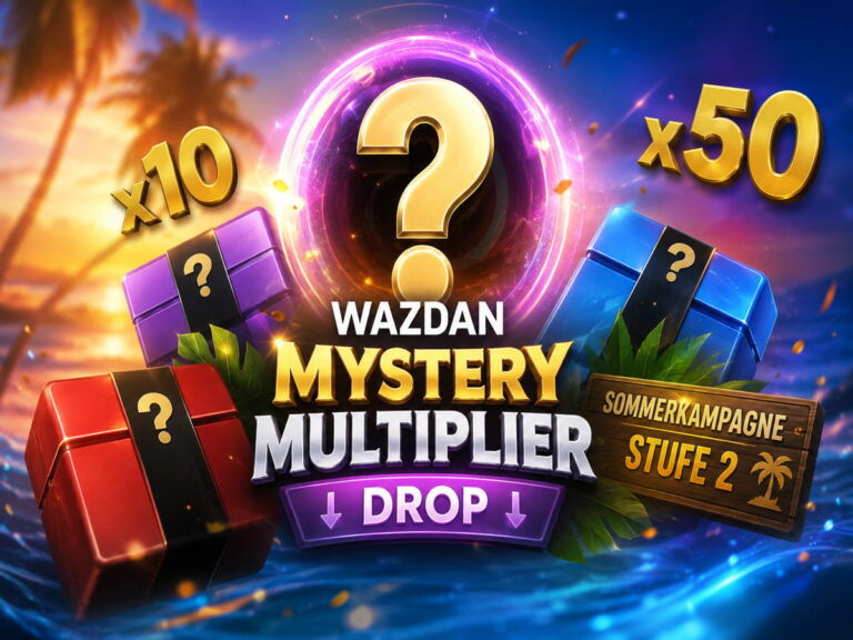 Wazdan startet Mystery Multiplier Drop für zweite Stufe der Sommerkampagne