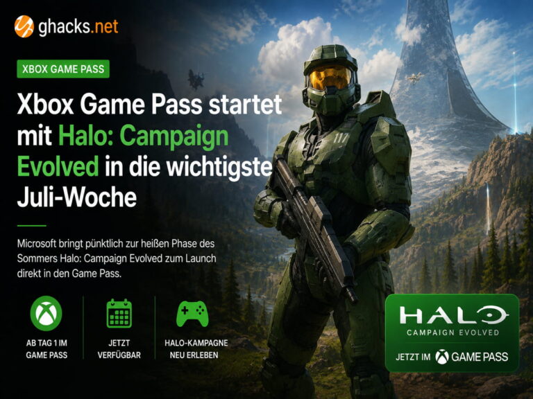 Xbox Game Pass startet mit Halo: Campaign Evolved in die wichtigste Juli-Woche