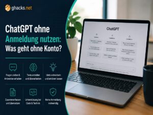 ChatGPT ohne Anmeldung nutzen: Was geht ohne Konto?
