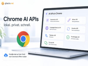 Chrome bringt lokale KI-Funktionen auf Chromebook Plus
