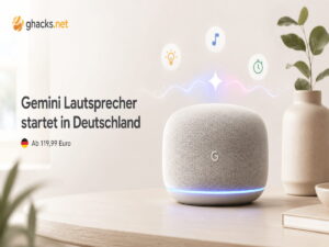Google bringt seinen Gemini-Lautsprecher nach Deutschland
