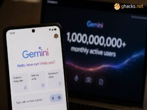 Gemini überschreitet eine Milliarde monatlich aktive Nutzer
