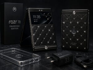 Motorola bereitet offenbar ein dunkles Swarovski-Razr vor