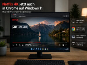 Netflix schaltet 4K-Streaming in Chrome für Windows 11 frei