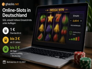 Deutschland hebt Online-Slot-Limit auf bis zu 5 Euro an