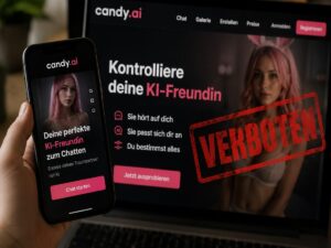 Candy AI: Werbeaufsicht verbietet Werbung für „kontrollierbare KI-Freundin“