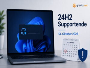 Windows 11 24H2 läuft im Oktober aus dem Support